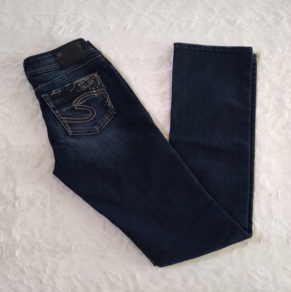 Silver Suki Embellished Jeans